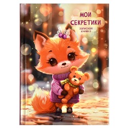 Записная книжка А6 64л ЛИСЁНОК тв переплёт Феникс+ 69000/40/Россия