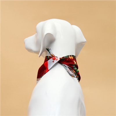 Бандана для животных «Колокольчик», размер L (ОШ до 62 см)