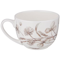 ЧАЙНЫЙ НАБОР LEFARD "WHITE FLOWER" НА 6ПЕР. 12ПР. 330МЛ СЕРЫЙ  (КОР=4НАБ.)