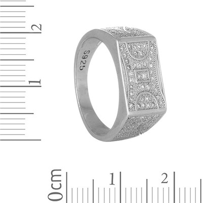 Перстень с фианитами ТФКЕ.124ФТ-