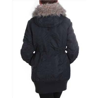 B-23 DARK BLUE Куртка зимняя женская NO NAME (100 гр. холлофайбер)