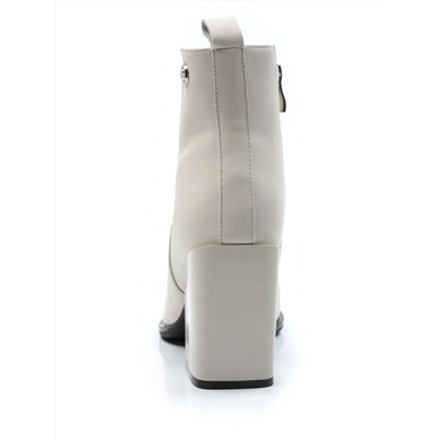 01-PCG267-2 LT.BEIGE Ботинки демисезонные женские (натуральная кожа, байка)
