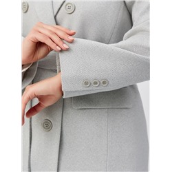 Пальто женское демисезонное 26897 (сильвер/ёлочка)