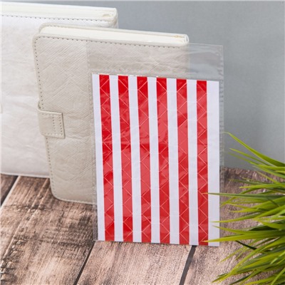 Наклейки-уголки "Classic", red