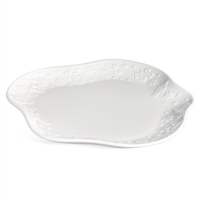 НАБОР ФИГУРНЫХ ТАРЕЛОК ЗАКУСОЧНЫХ LEFARD "NUTCRACKER" 2 ШТ. 20,5*2 СМ (КОР=16НАБ.)