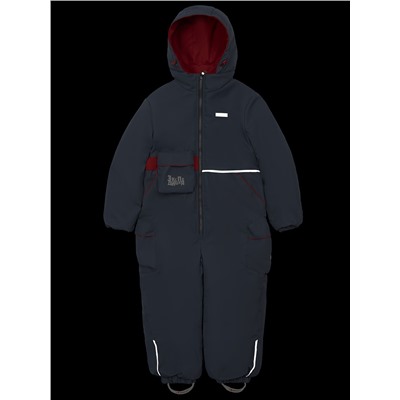 Комбинезон утеплённый для мальчика NIKASTYLE 8м2725 Деним чили Nikastyle