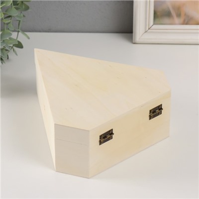 Шкатулка для росписи дерево «Бриллиант», для творчества, декора, без замка, 20×21.5×8 см