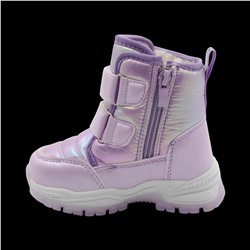 Ботинки на меху С7719-13 фиолетовые