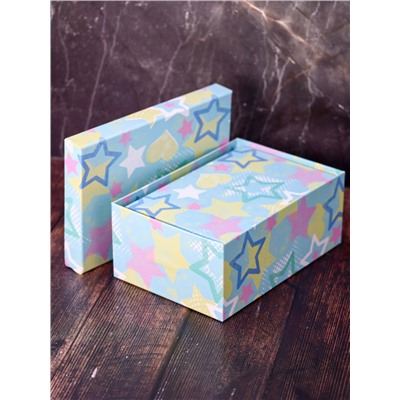 Набор подарочных коробок 3 в 1 «Stars and hearts», 18*12*7-21*14*8.5-23*16*9.5