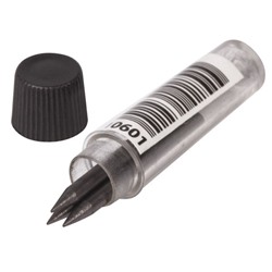 Грифель запасной для циркуля STAFF 4 штуки по 17мм в тубе HB толщина 2мм 210601/25/Китай