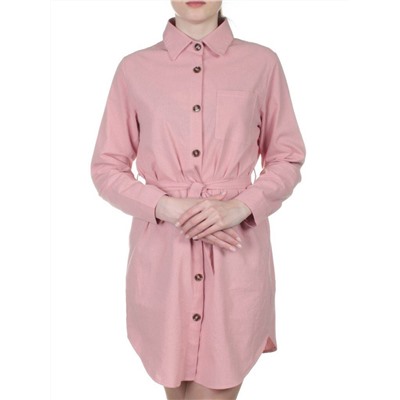 803 Платье хлопковое с воротником Fashion