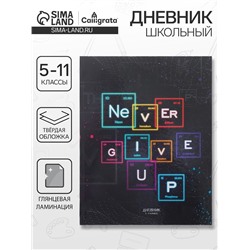 Дневник школьный для 5-11 классов «Техностиль. Наука», твёрдая обложка, глянцевая ламинация, 48 листов