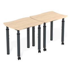 Стол SHT-T87PB
                        береза / черный