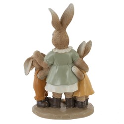 Фигурка декоративная "Зайцы", L11 W6,5 H16,5 см