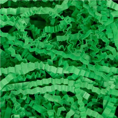 Наполнитель бумажный для подарков, зеленый, 100 г