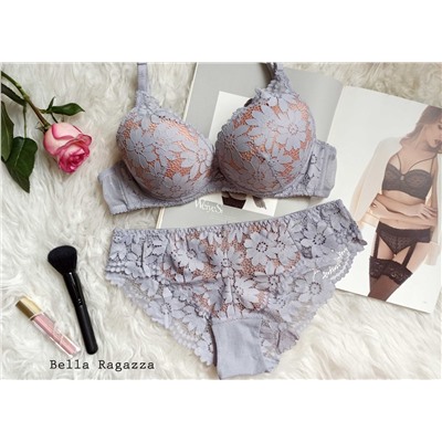 Комплект арт.1010, серо-розовый