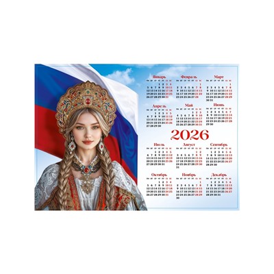 Календарь 2026 «Патриотический», А3
