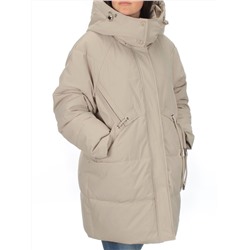 H23-680 BEIGE Куртка зимняя облегченная женская (150 гр. холлофайбер)