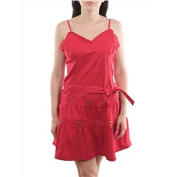 XA-68022 RED Сарафан женский (97% хлопок, 3% эластан)
