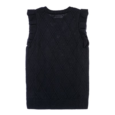 Жилет вязаный для девочки