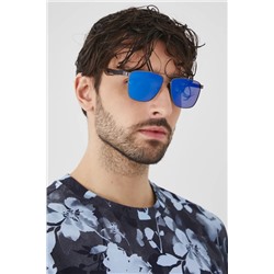 Okulary przeciwsłoneczne męskie z polaryzacją kolor granatowy