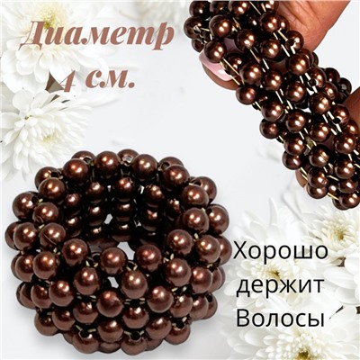 Резинка жемчужная широкая 4 см 6 шт Р3 тип 1