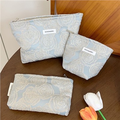 Capacious cosmetic bag, small clutch bag, shoulder bag to go out, handheld organizer bag