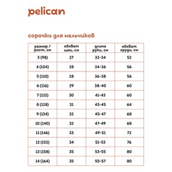 Сорочка верхняя для мальчиков