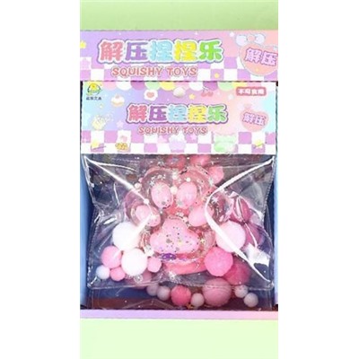 Мялка - антистресс «Таба ЛАПКА со звёздочками», mix, шоу-бокс 12 шт.