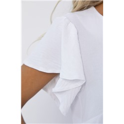 Платье Ветер перемен (бело-сиреневое) П13585-4М