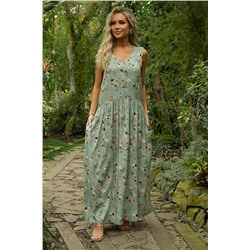 Сарафан Нерея (олива) П13548-1М