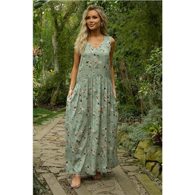 Сарафан Нерея (олива) П13548-1М