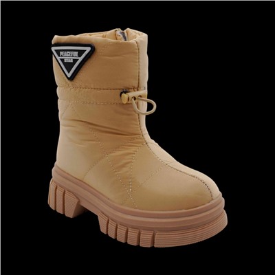 Дутики В5016-11 бежевые