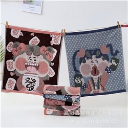 Gauze children's cotton towel for face washing, scarf for home use