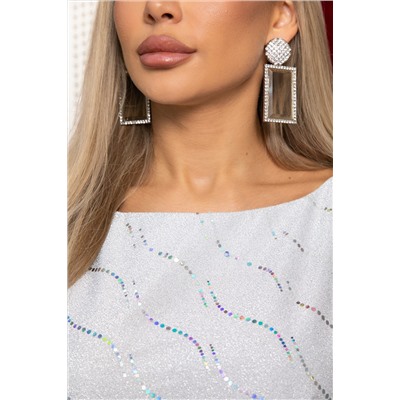 Блуза Путь к сердцу (серебро) Б14855-30М