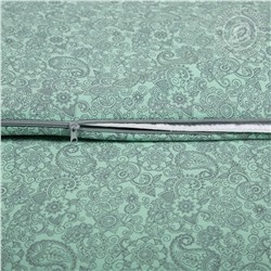 Пододеяльник трикотажный на молнии Ажур зелёный Арт Дизайн