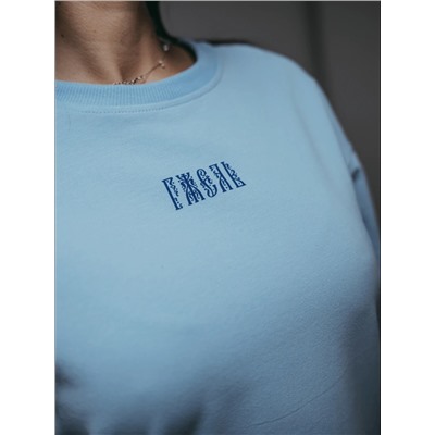 Свитшот Русь голубой Лт