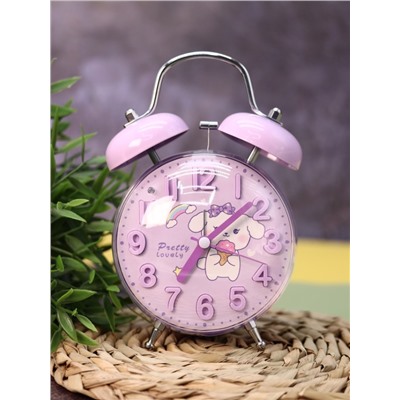 Часы-будильник «Clear wake-up with animals», purple (17,5х11,5 см)