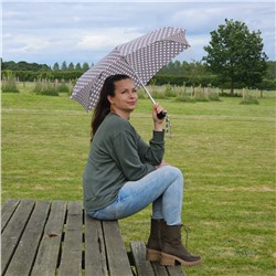 L501-4478 FlowerCheck (Цветная клетка) Зонт женский механика Fulton