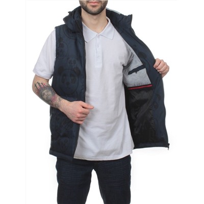 2120 DK. BLUE Жилет мужской (100 гр. синтепон)