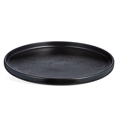 НАБОР ТАРЕЛОК ОБЕДЕННЫХ BRONCO "CHOICE BLACK" 26,5 СМ 4ШТ