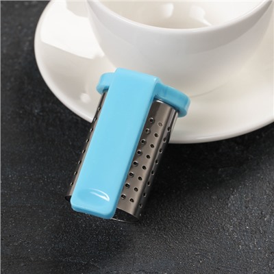 Ситечко для чая Доляна «Корзина», 4×4×6 см, нержавеющая сталь, МИКС