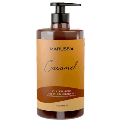 МARUSSIA Гель-Пена для душа КАРАМЕЛЬ 460 мл