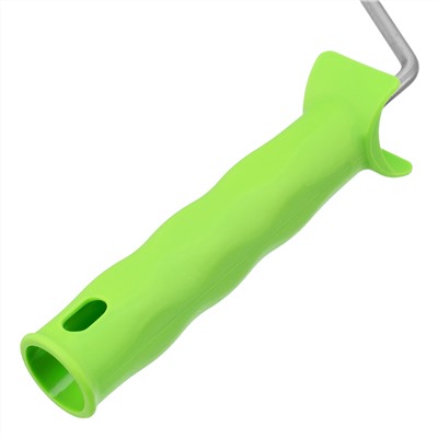 Валик с натуральным мехом, с ручкой, 250 мм, ворс 12 мм, D 48 мм, D ручки 6 мм, Сибртех