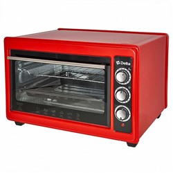 Духовой шкаф DELTA D-0123 1300Вт 37л красная