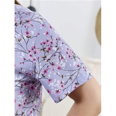 Женский халат Забвение-2 Х-773 / сиреневый