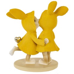 Фигурка декоративная "Зайцы", L10 W5 H14 см