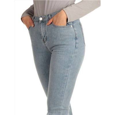 10097 BLUE Джинсы женские AMG JEANS (98% хлопок, 2% лайкра)
