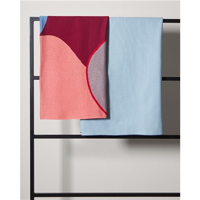 Плед из хлопка с авторским принтом из коллекции Freak Fruit, 130х180 см