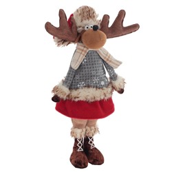 GAEM Игрушка набивная "Олень", L39 W16 H56 см, 2в.